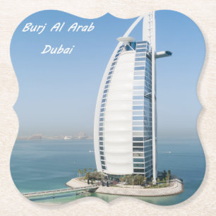 Dubai Burj Al Arab is a luxurious and iconic hotel Paper Coaster