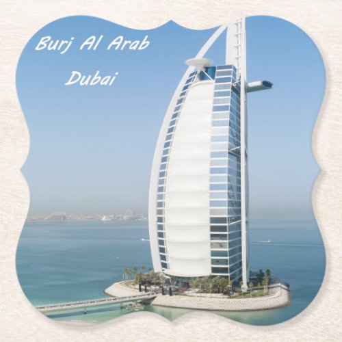 Dubai Burj Al Arab is a luxurious and iconic hotel Paper Coaster