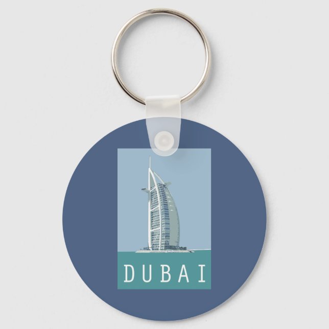 Dubai Burj al Arab Keychain (Front)