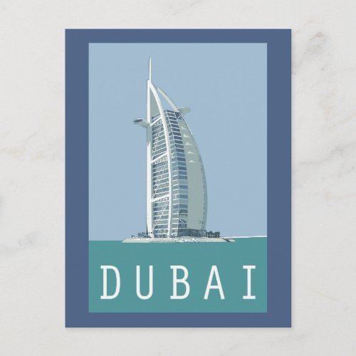 Dubai Burj al Arab Postcard