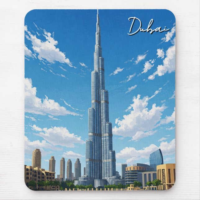 Dubai Burj Al Arab UAE Travel Mouse Pad (Front)