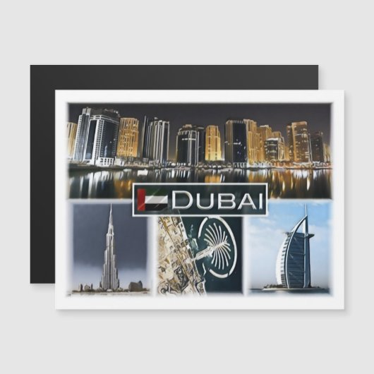 Dubai - Burj Khalifa - marina tower - (Front/Back)