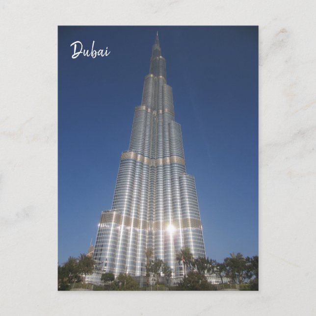 dubai burj khalifa postcard (Front)