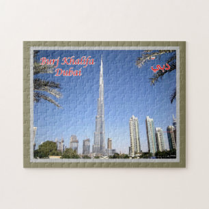 Dubai - Burj Khalifa - The tallest skyscraper - Jigsaw Puzzle