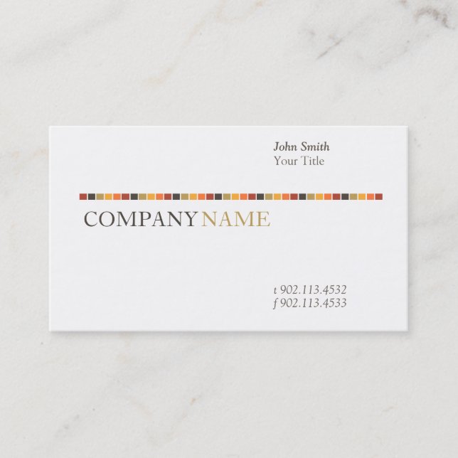 Dubai Business Card (Front)