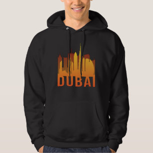Dubai City Cityscape Skyline Funny Gift Idea Hoodie