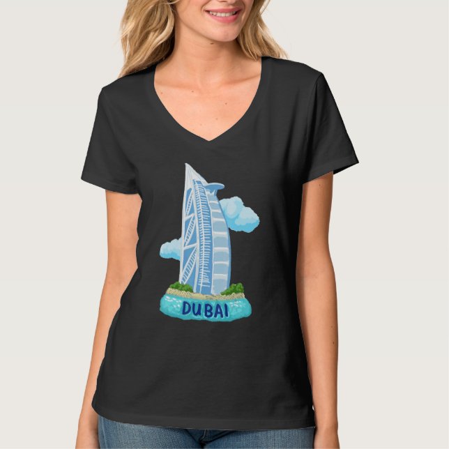 Dubai City UAE souvenir  for men women 1 T-Shirt (Front)
