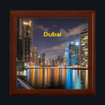 Dubai Cityscape Gift Box<br><div class="desc">Dubai marina with skyscrapers in the background.</div>