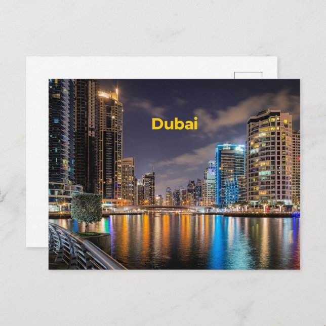 Dubai Cityscape Postcard (Front/Back)