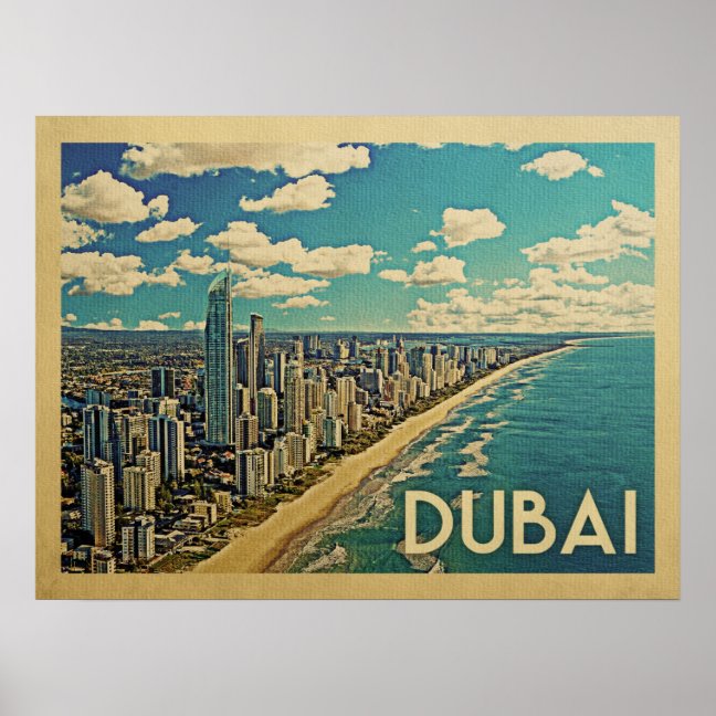 Dubai Coast Poster