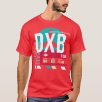 Dubai DXB Airport Code Baggage Tag E
