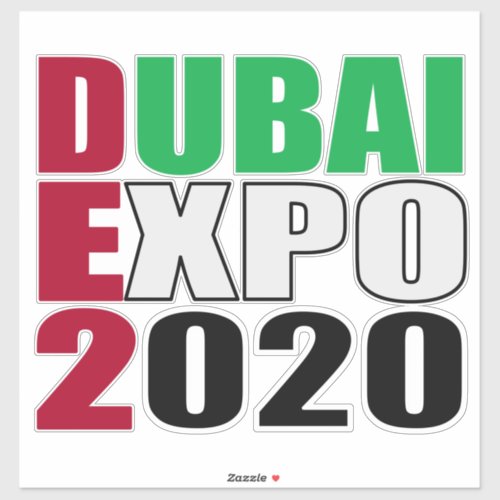 dubai expo 2020 sticker