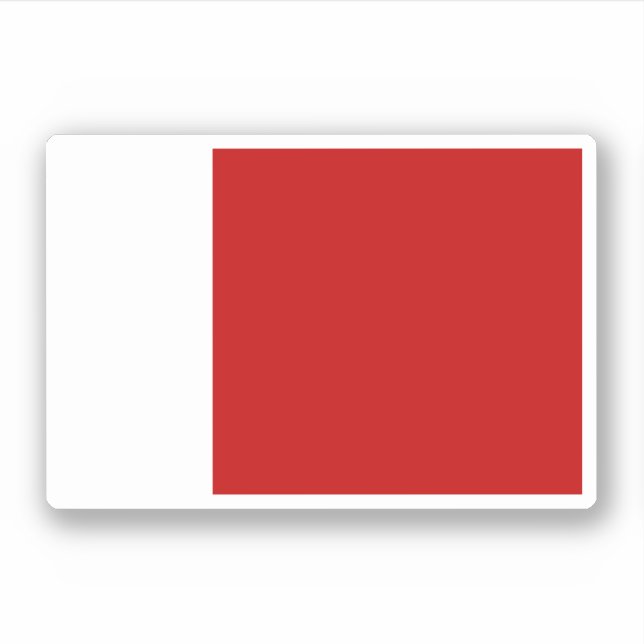 Dubai Flag Sticker (Front)