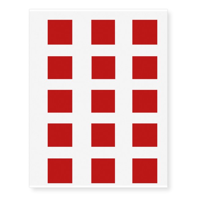 Dubai Flag Temporary Tattoos (Front)