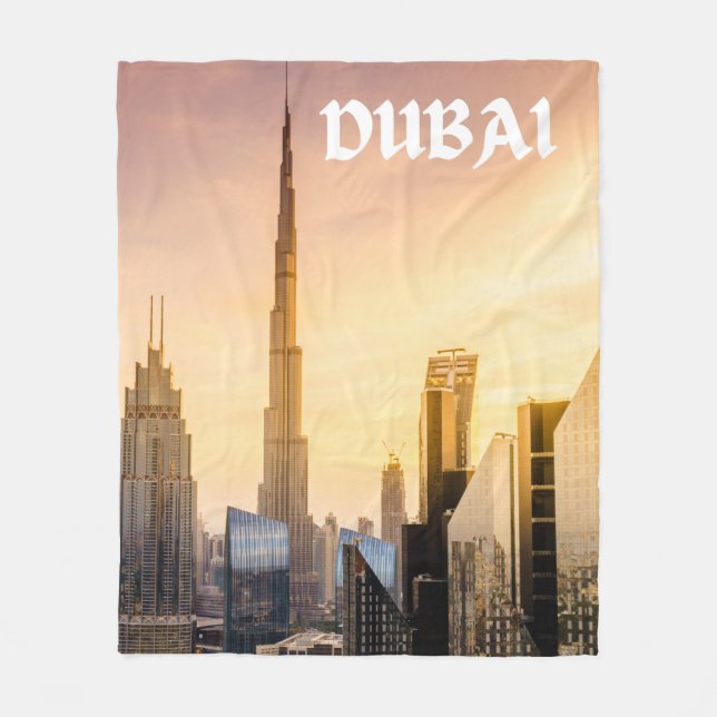 Dubai  fleece blanket (Front)