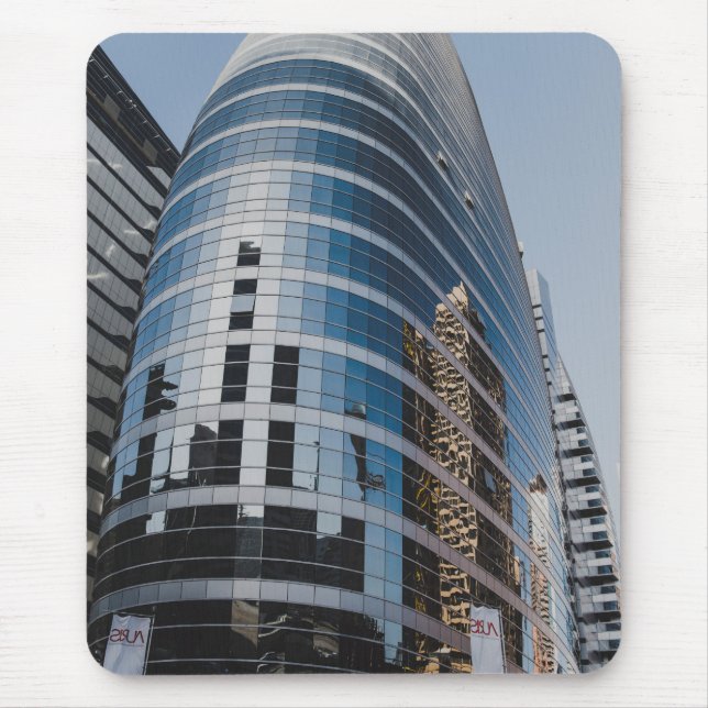 Dubai glass skyscraper mouse pad (Front)