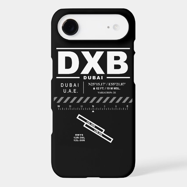 Dubai International Airport DXB iPhone Case (Back)