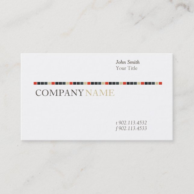 Dubai iv business card (Front)