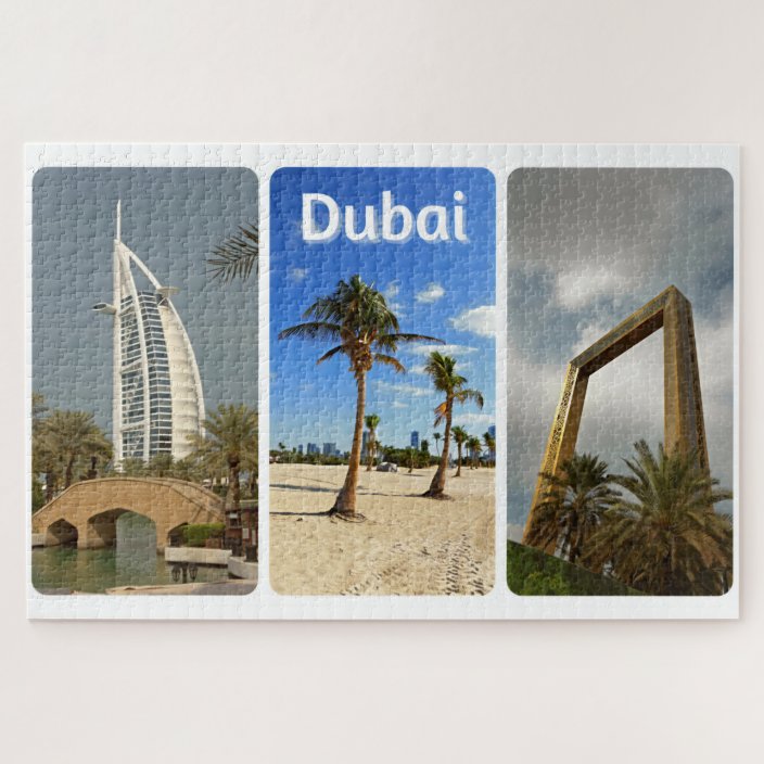 Dubai Jigsaw Puzzle Burj Al Arab, Dubai Frame