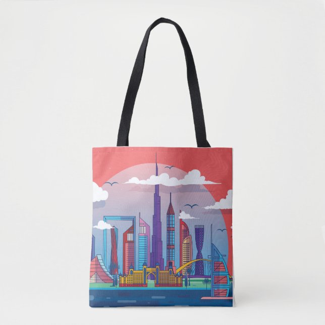 Dubai Landmark     Tote Bag (Front)