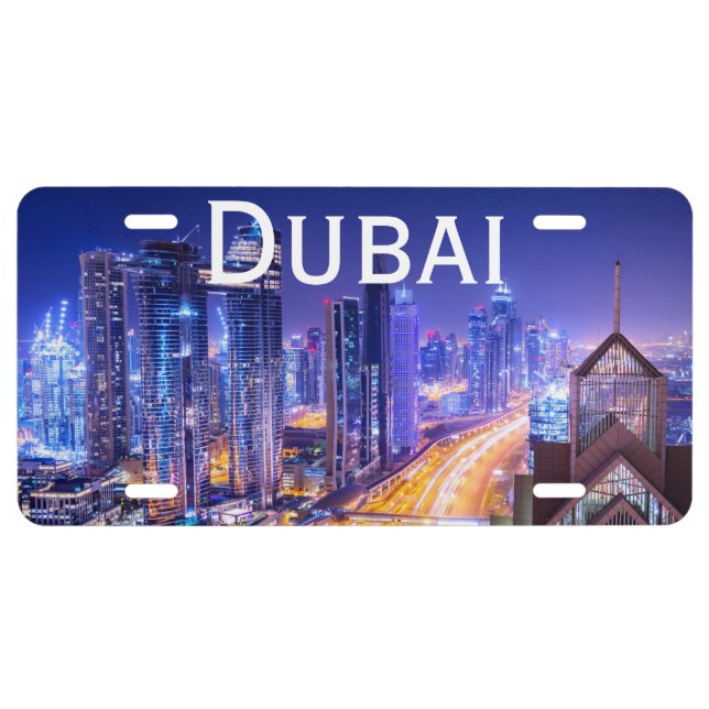 Dubai License Plate (Front)