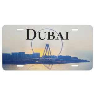 Dubai License Plate