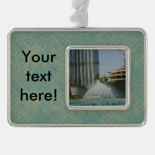 Dubai Mall fountain Christmas Ornament