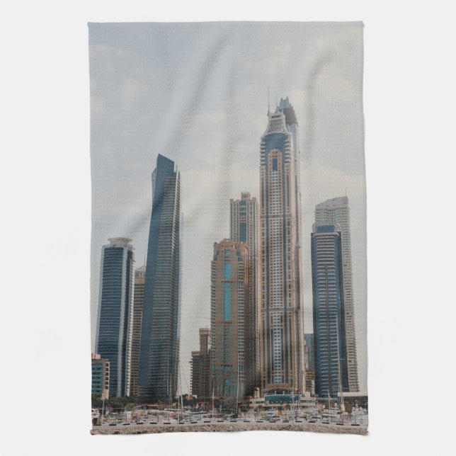 Dubai Marina architecture Kitchen Towel (Vertical)