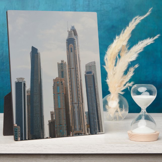 Dubai Marina architecture Plaque (Side)