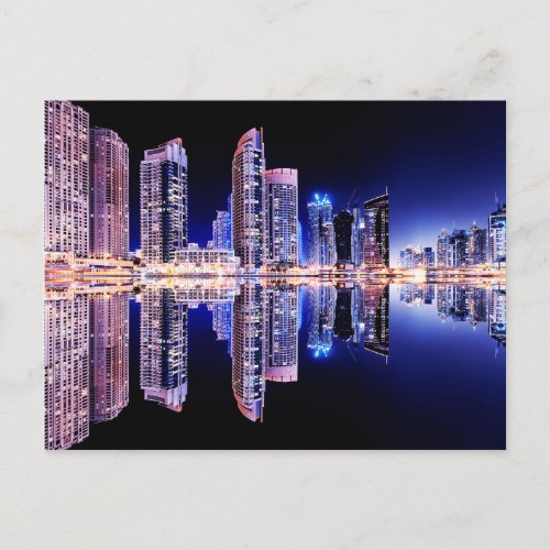 Dubai Marina Postcard