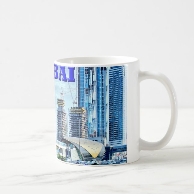 Dubai Metro Coffee Mug (Right)