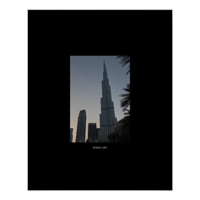Dubai Minimalist Print  (Front)