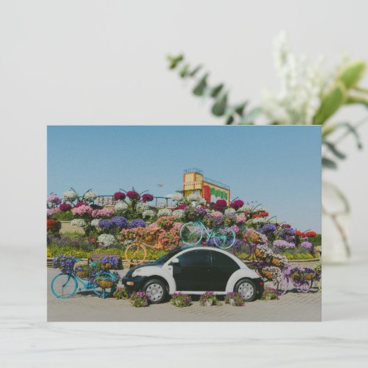 Dubai Miracle Garden car (Standing Front)