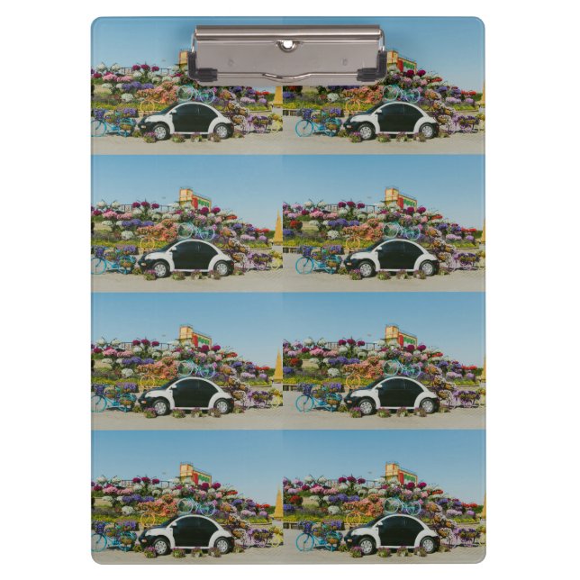 Dubai Miracle Garden car Clipboard (Front)