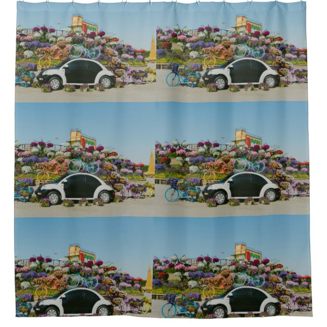 Dubai Miracle Garden car Shower Curtain (Front)