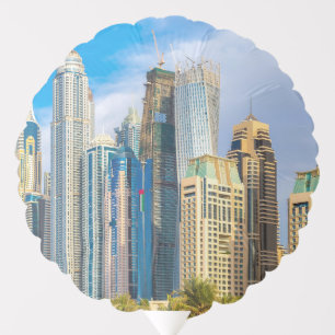 Dubai modern skyscrapers Corniche Balloon