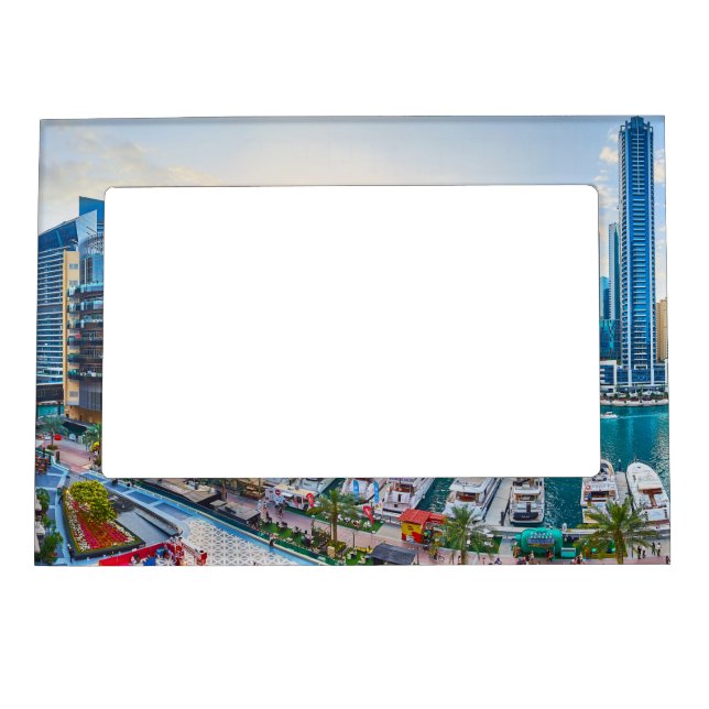Dubai modern skyscrapers Corniche Magnetic Frame (Front)