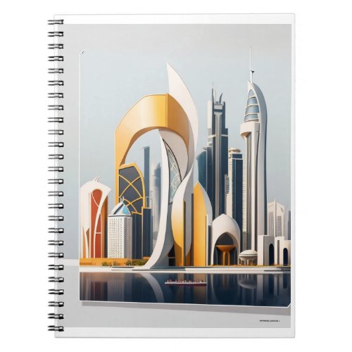  Dubai Modernity _ Futuristic Architecture  Notebook