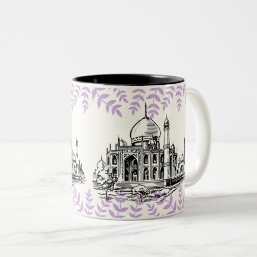 Dubai Mosque Temple Church Islam Two_Tone Coffee Mug