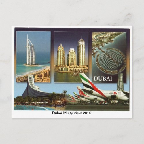Dubai Multy View 2010 Postcard