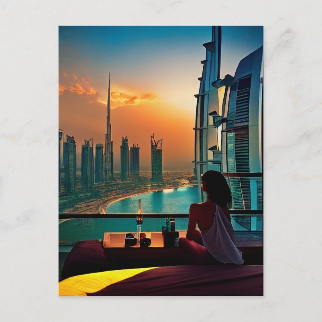Dubai of the future  postcard (Front)