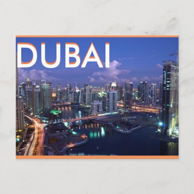 DUBAI POSTCARD   BY MOJI GBADAMOSI (Front)