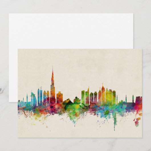 Dubai Skyline (Front/Back)