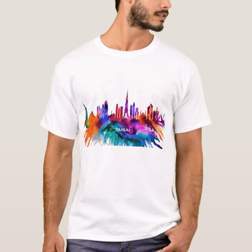 Dubai Skyline T_Shirt