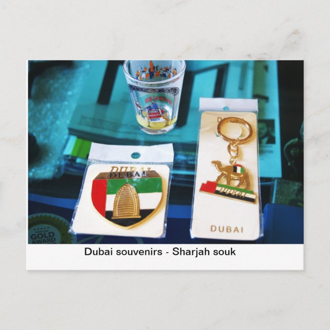DUBAI SOUVENIRS POSTCARD (Front)