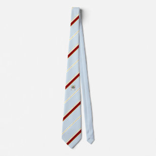 Dubai stripes flag neck tie