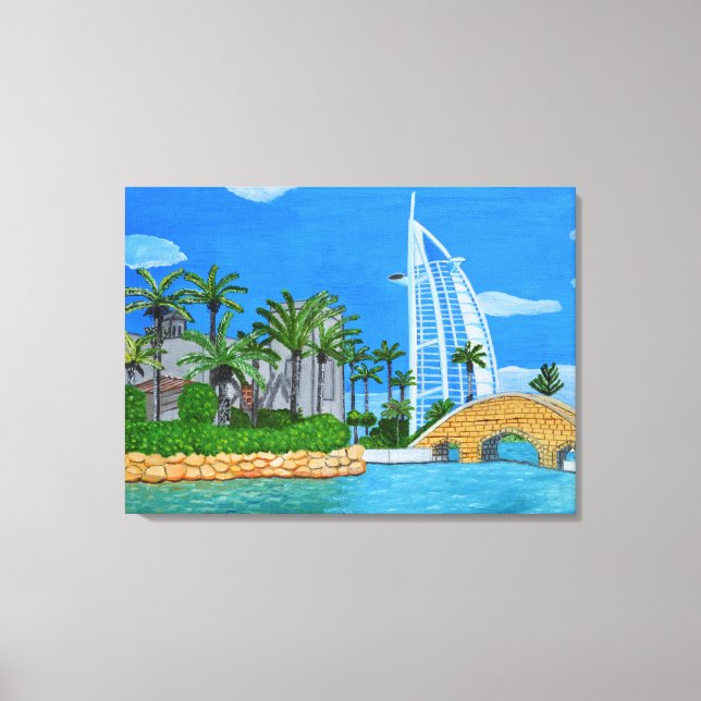 Dubai the United Arab Emirates  Canvas Print (Front)