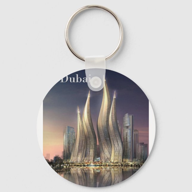 dubai Towers (by St.K.) Keychain (Front)