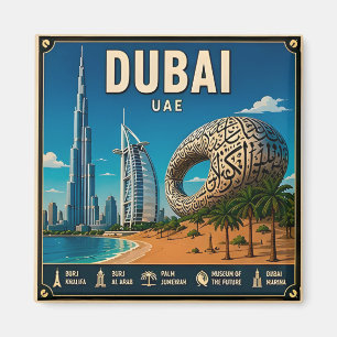 🧲 Dubai Trip Memory UAE 🏜️ Magnet