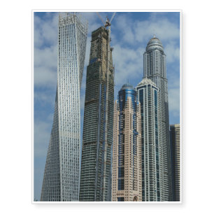 Dubai twisted tower temporary tattoos
